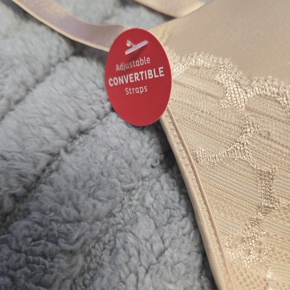 Red Hot Spanx Cream Lace Cupped Full Slip Size Large NWT - Picture 3 of 7